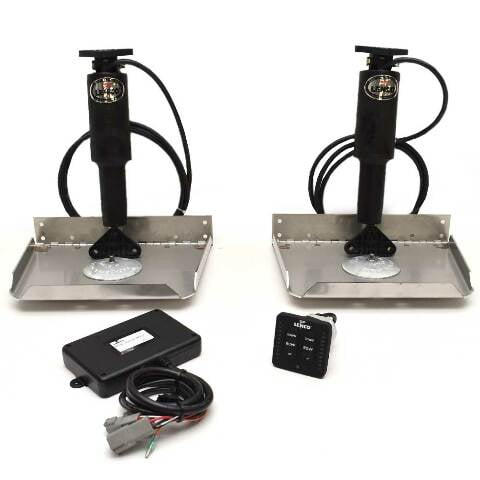Lenco Boat Trim Tab Kit 11846-103 | w/ Actuators 9 x 12 Inch Glastron