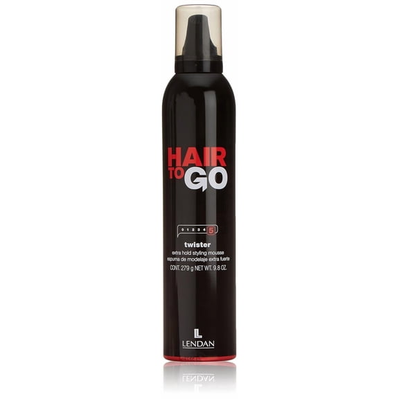 Lendan - Curly Hair Mousse - Twister Hair To Go - 405 ml / 9.8 oz - Extra Strong Hold
