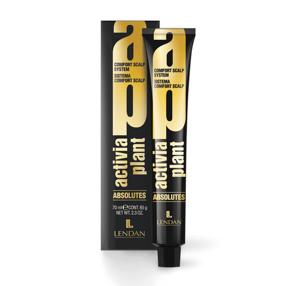 Lendan Tinte Activia Plant Absolutes 6/10 Cream Hair Color 2.3 OZ. Dark Ash Blonde - Rubio Oscuro Ceniza