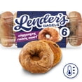 thumbnail image 1 of Lender's Original Cinnamon Raisin Bagels, 6 count, Pre-sliced Bagels, 17.1 oz Bag pack of 1, 1 of 3