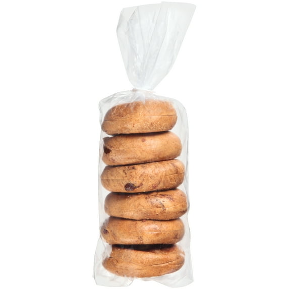Lenders Sliced Cinnamon Raisin White Whole Grain Bagel - Bulk -- 72 per case.