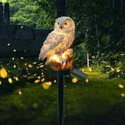 PMMIPNW Solar owl Garden Light, Landscape Lights Pathway for Patio Garden Outdoor Decoration, 2Pack