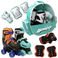 thumbnail image 1 of Lenexa Go-Gro Adjustable Skate Combo for Girls and Boys - Kids Roller Skates with Bag, Knee Pads, Elbow Pads and Wrist Guards, 1 of 5