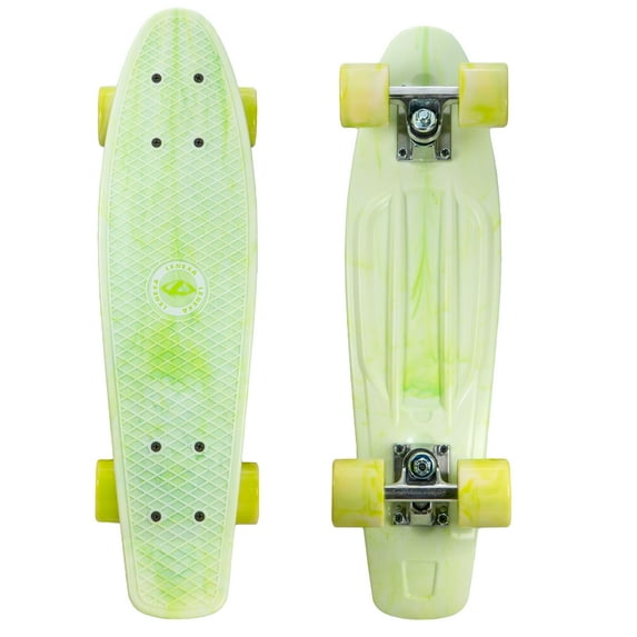 Lenexa Mini Cruiser 22 In. Complete Skateboard for Boys, Girls and Teens, Green
