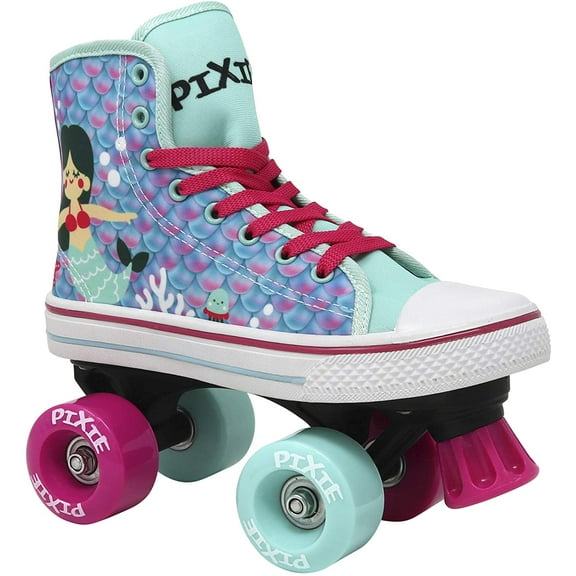 Lenexa Pixie  - Roller Skates for Girls - Indoor, Outdoor Children's Skate - Roller Skates Made for Kids - High Top Sneaker Style - Great for Beginners