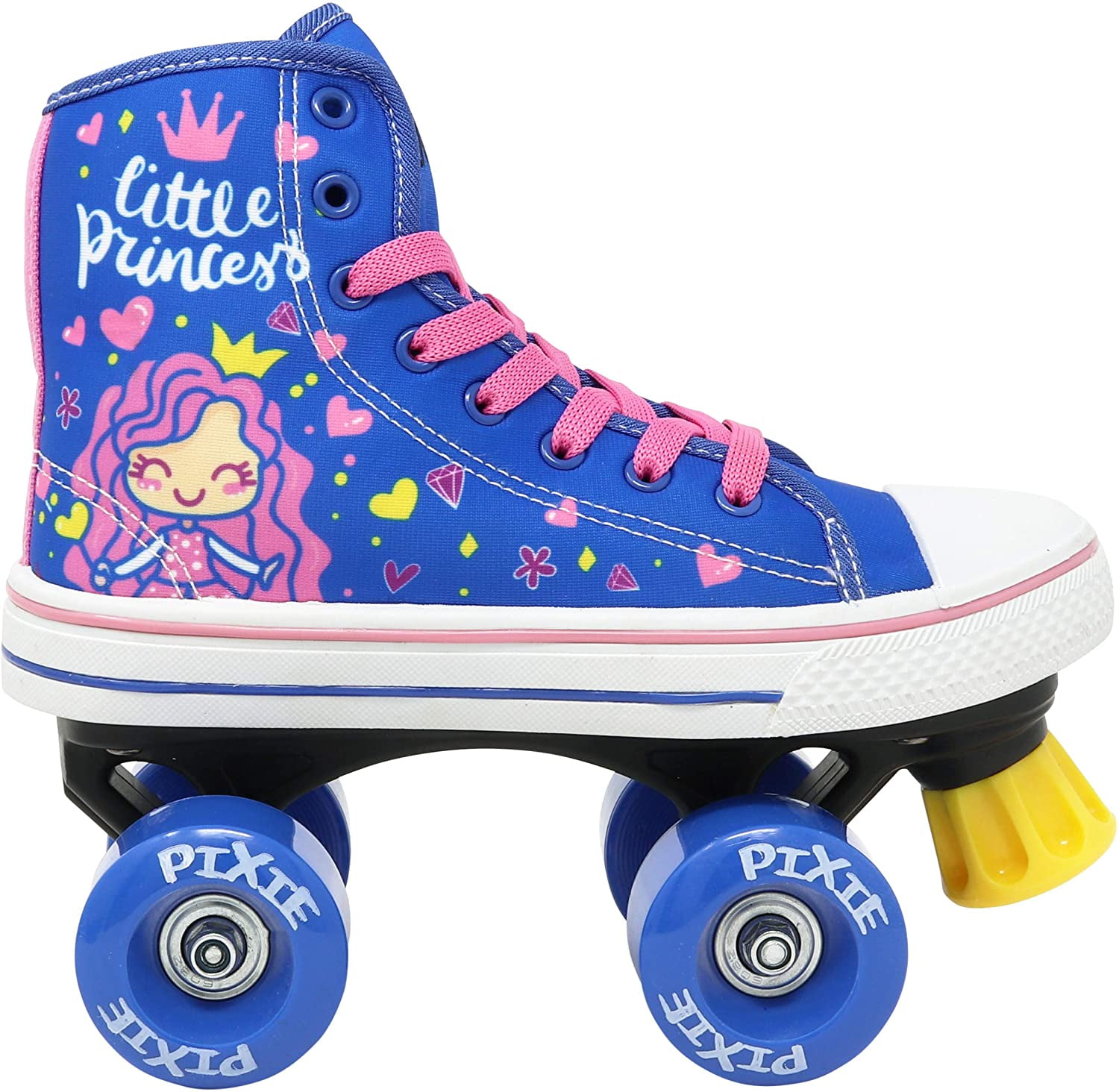 Lenexa Pixie Princess Jr 13 Kids Quad Roller Skate Indoor/Outdoor