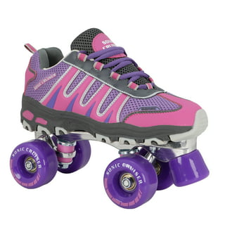 Lenexa Roller Skates for Girls - Pixie Mermaid Kids Quad Roller