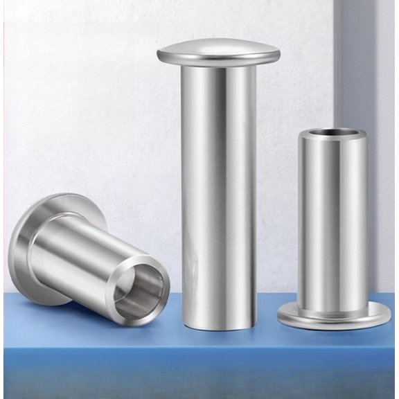 Length Solid Steel Round Head Rivet, Annealed,304 Stainless Steel