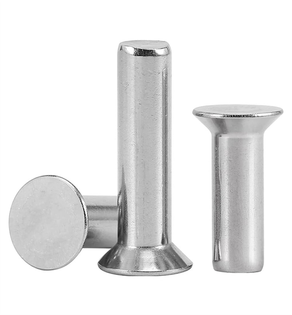 Length Solid Steel Round Head Rivet, Annealed,304 Stainless Steel ...