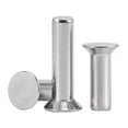 thumbnail image 1 of Length Solid Steel Round Head Rivet, Annealed,304 Stainless Steel, 1 of 5