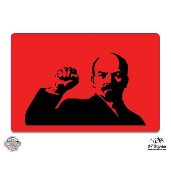Lenin - 12" Vinyl Sticker Waterproof Decal