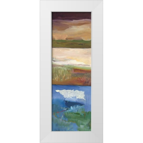 Lenker, Marlene 7x14 White Modern Wood Framed Museum Art Print Titled - Nantucket Vistas II