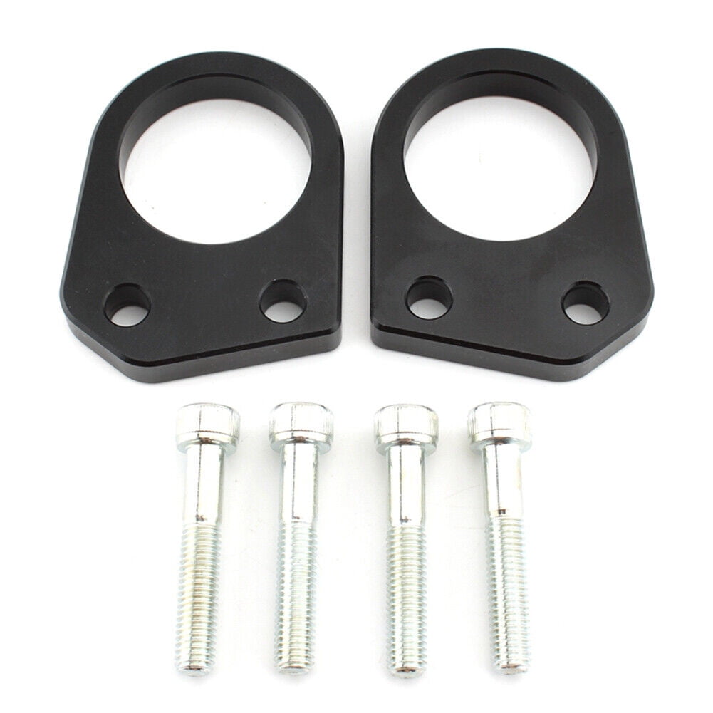 Lenker-Riser-Abstandhalter-Montageklemme for Suzuki GIXXER 250 SF Schwarz Paar