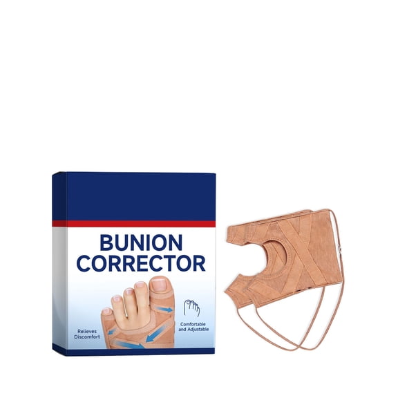 Lenkho Adjustable Bunion Corrector for Day & Night Toe Support, Toe Straightener & Bunion Relief Splint, Flexible Hallux Valgus Correction for Men & Women, Breathable & Wearable Foot Care Tool