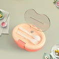thumbnail image 1 of Lenkho Bento Lunch Box with Built-In Fork & Spoon - Leak-Proof Food Container - Food Grade Material Lunch Box - BPA-Free, Microwave Safe, for School & Picnic, 1 of 1