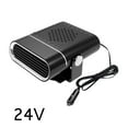 thumbnail image 1 of Lenkho Car Heater - Portable Heaters for Vehicle, 24V Plug in Cigarette Lighter Heaters, Windshield Defroster Window Demister, Auto Defogger With 360°Heating and Cooling for Vehicles, 1 of 1
