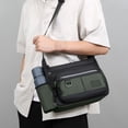 thumbnail image 1 of Lenkho Casual Crossbody Messenger Bag with Water Bottle Pocket, Multi-Pocket Shoulder Bag, Large Capacity Sling Handbag for Daily Commute, Travel, Outdoor Walking and Business Daily Use, 1 of 6