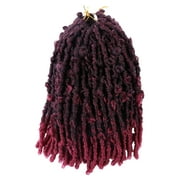 Lenkho Deals Faux Locs Crochet Hair Pre Looped,Crochet Locs Crochet Hair Black Natural Wave Braids Hair Extensions Distressed Locs Pre Looped Crochet Butterfly Locs For Black Women