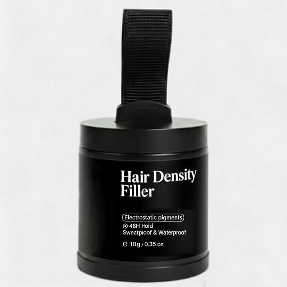 Lenkho Hair Density Filler, 24-Hour Stain-Proof Hairline Powder for Bald Spot Concealing & Gray Root Touch Up, Waterproof, Instant Invisible Coverage for Men & Women
