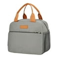 thumbnail image 1 of Lenkho Insulated Lunch Bag for Women & Men, Reusable Lunch Pail Tote, Leakproof Compact Thermal Cooler Lunch Box Bag, Portable Food Container for Work, Travel and Office Use, 1 of 2