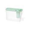 Lenkho Large Capacity Fridge Beverage Dispenser with Spigot Tap, Leakproof Cold Drink Storage Container, Clear Iced Drink Pitcher Drum for Lemonade, Juice, Tea and Household Daily Use