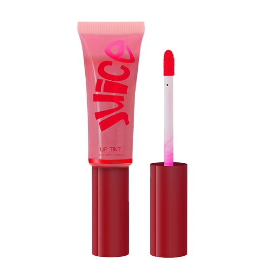 Lenkho Lip Tint, Long-Lasting Waterproof Lip Stain, Hydrating Non-Sticky Lip Gloss with Soft Brush Applicator, Transfer-Proof Lip Makeup for All Day Wear