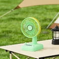 thumbnail image 1 of Lenkho Mini Desk Fan, 3 Speeds Quiet Rechargeable Small Desk Fan, Portable USB-Powered Personal Fan for Office, Bedroom, Dorm, Home, Kids' Room, 1 of 7