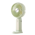 thumbnail image 1 of Lenkho Mini Handheld Fan with Stand, 2-in-1 Portable & Desktop Fan, USB Rechargeable Personal Cooling Fan, Compact Small Fan for Home, Office, Outdoor & Travel, 1 of 8