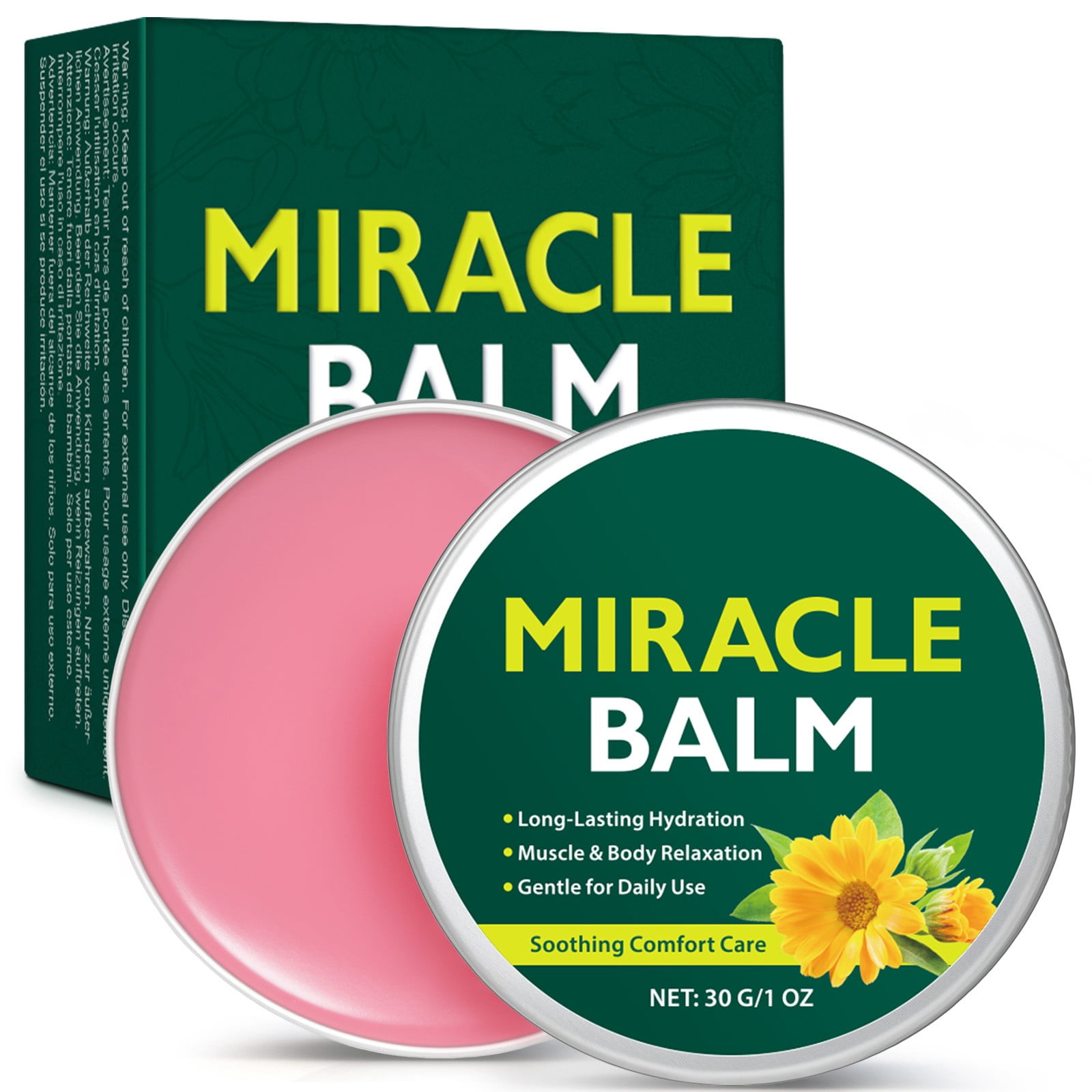 Lenkho Miracle Balm, Miracle Balm Cream for Legs, Natural