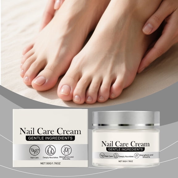 Lenkho Nail Care Cream, Nail Growth and Conditioning Cuticle Cream Stops Splits, Chips, Cracks & Strengthens Nails, Nourish and Moisturize, Quick Absorbing, Non-Greasy