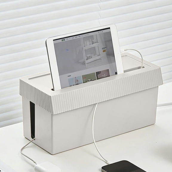 Lenkho Power Strip Storage Box Cable Management Box The Ultimate Solution For Organizing Power Strips Outlets And Cables