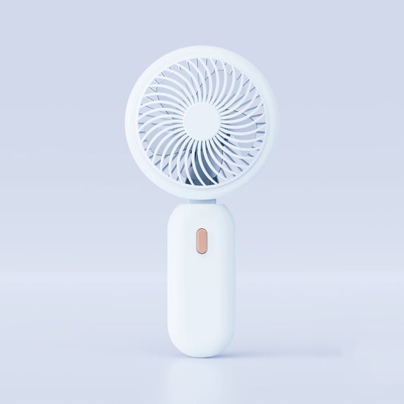 Lenkho Rechargeable Handheld Mini Fan, Portable Personal Fan with Multi-Speed Settings, Minimalist Folding Design, Ideal for Travel, Commuting, Camping, Office