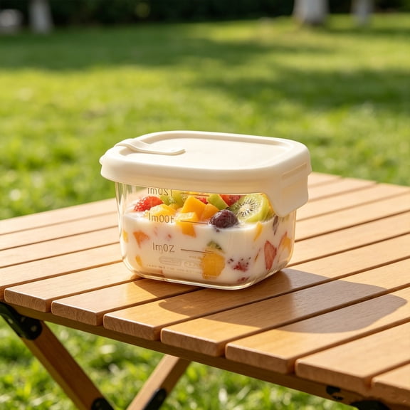 Lenkho Reusable Silicone Food Storage Containers with Airtight Lid, Leakproof Food Storage Box, Stackable Flexible Silicone Containers for Meal Prep, Fruits, Vegetables, Leftovers