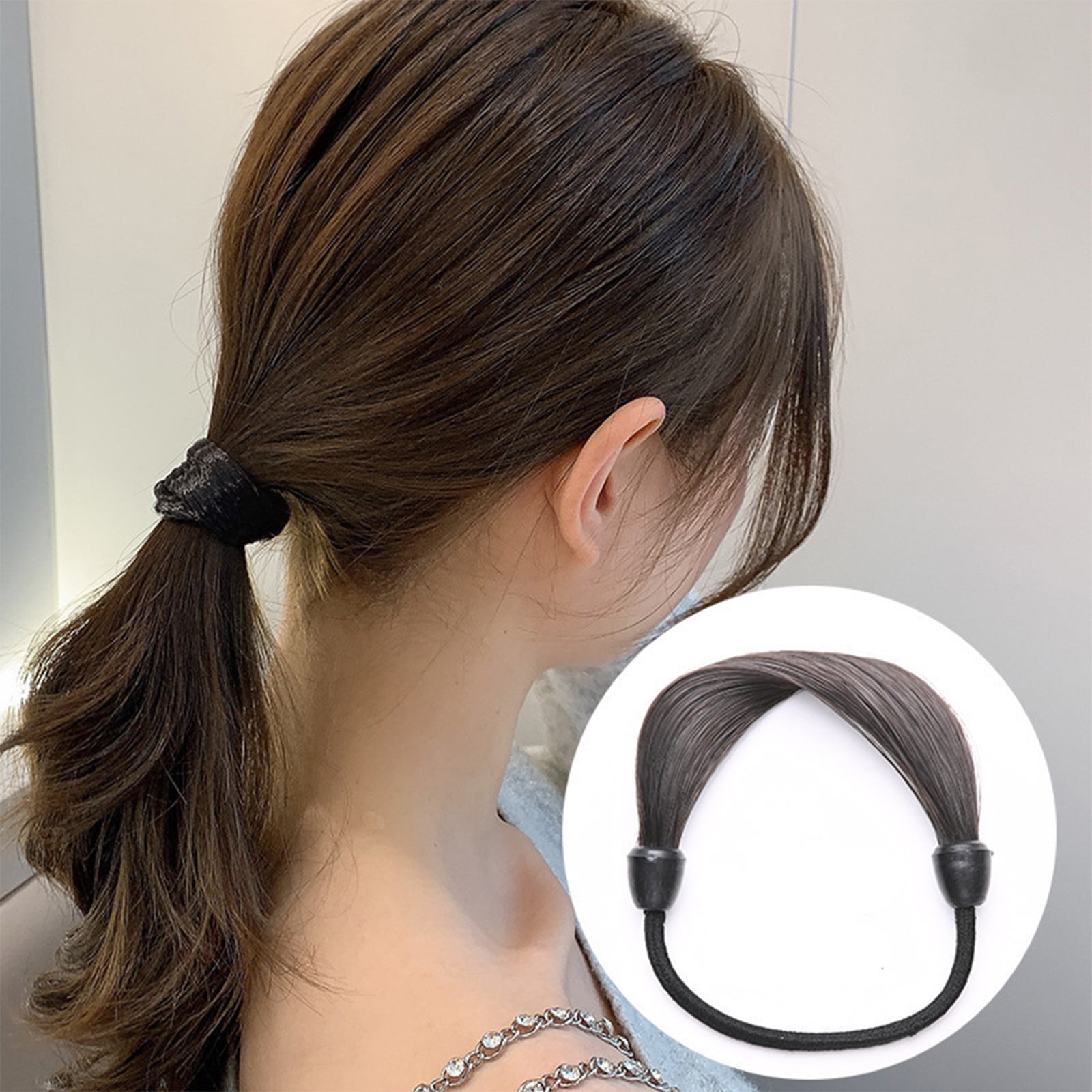 Lenkho Sales Rubber Made Of Hair Simulation Wig Rope,Hair Tied ...