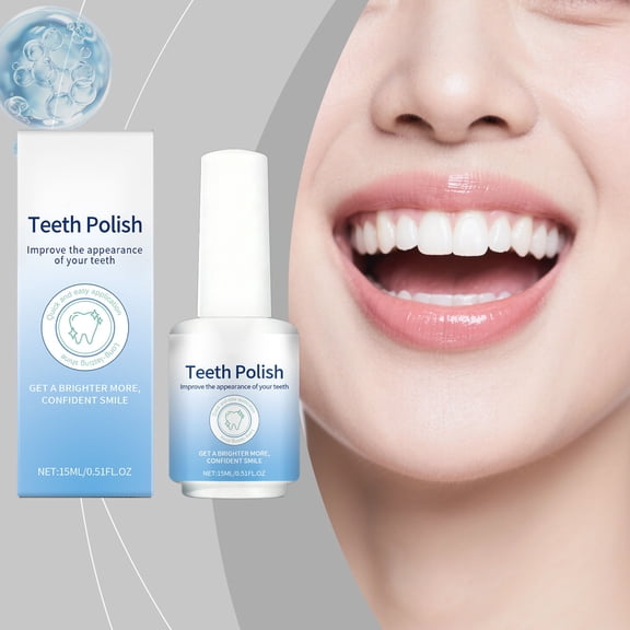 Lenkho Tooth Polish Teeth Whitenings Paint Portable Long-Lasting Tooth Polish 15ml