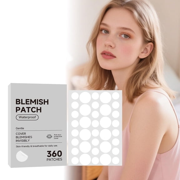 Lenkho Waterproof Blemish Patches, Gentle Invisible Cover for Blemishes, Skin-Friendly & Breathable Daily Acne Pimple Patches for Face & Skin Care