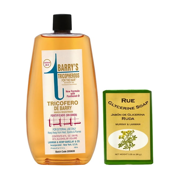 Lenman & Kemp Barry's Tricopherous (Greasless) 8oz + Ruda Soap 3.35oz