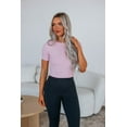 thumbnail image 1 of Lenna Ribbed Top - Lilac, 1 of 4