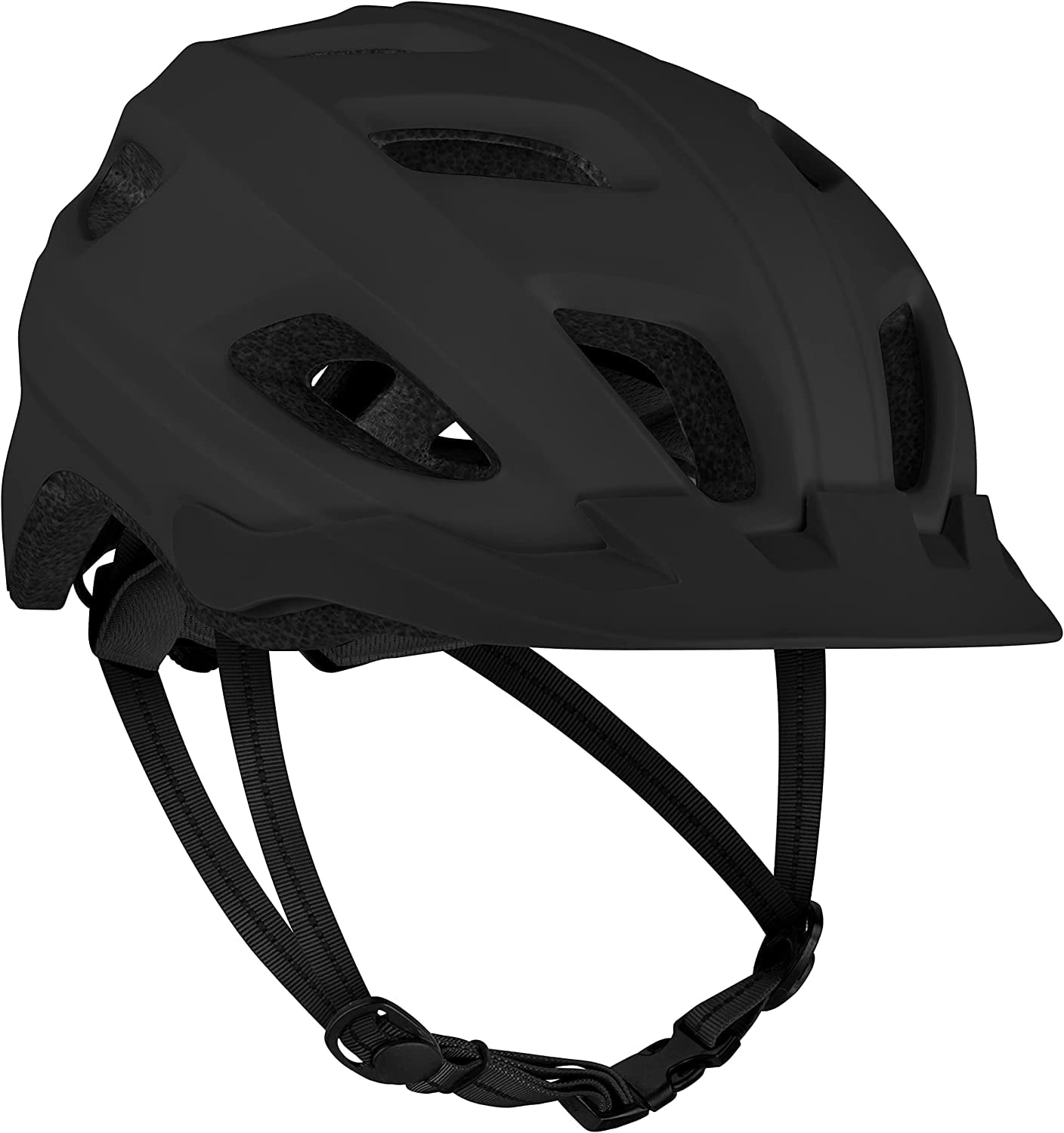 Lennon Bike Helmet with LED Safety Light &  Set Your Own Combination Cable Bike Lock, Black