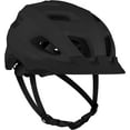 thumbnail image 1 of Lennon Bike Helmet with LED Safety Light &  Set Your Own Combination Cable Bike Lock, Black, 1 of 6