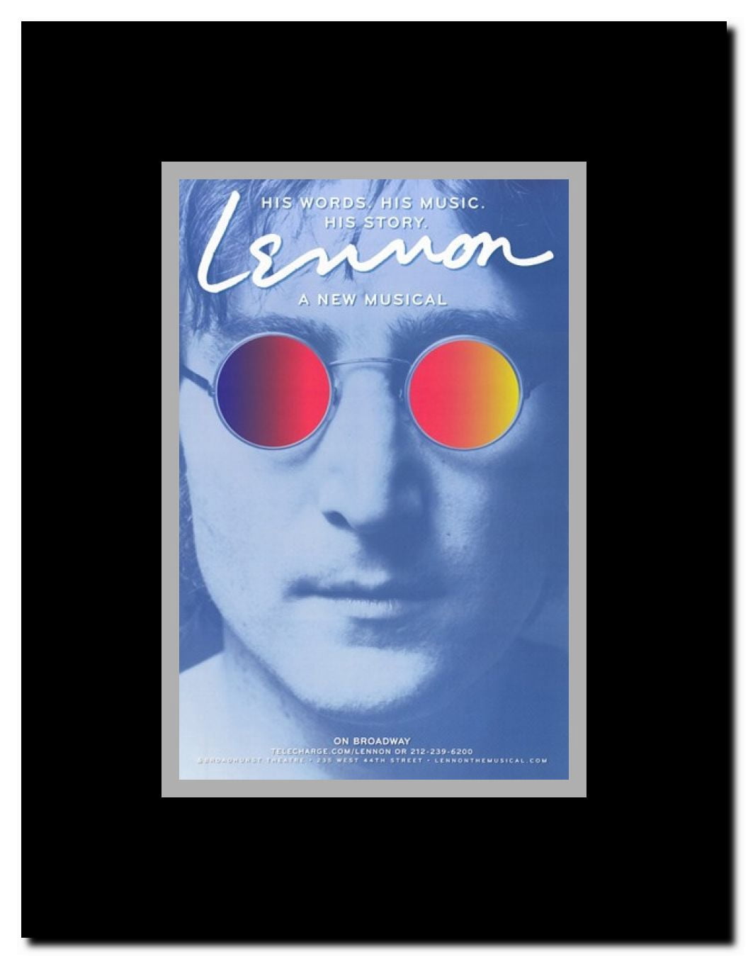 Lennon: The Musical Framed Movie Poster