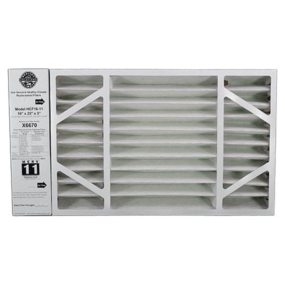 Lennox 16x25x5 X6670 MERV 11 HVAC Furnace Filter, Air Size Fit for