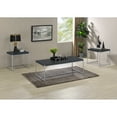 thumbnail image 1 of Lennox 3 Piece Black Metal Coffee and End Table Set, 1 of 7