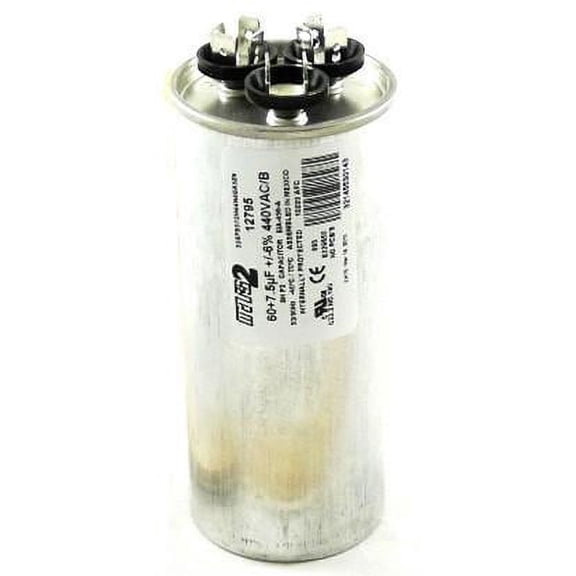 Lennox 89M85 - 60/7.5MFD 440V Rnd Run Capac.