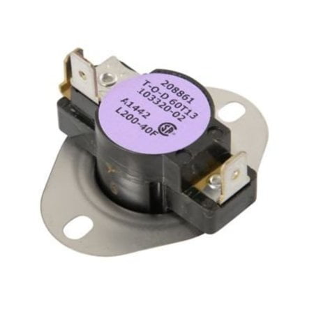 Lennox 96W85 103320-02 Control-Limit (200F) Open