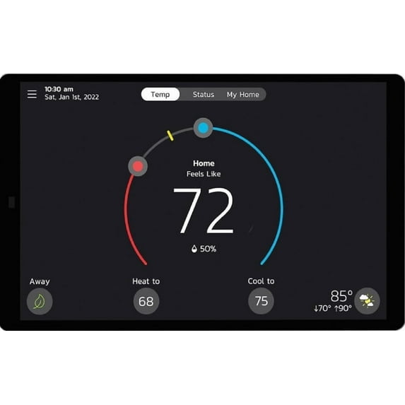 Picture of Lennox S40 (22V24) Smart Thermostat, Touchscreen, WiFi, Communicating ...