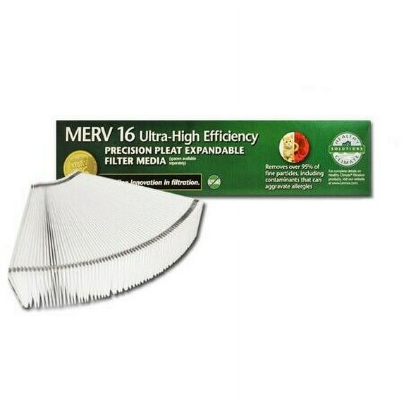 Lennox X8312, Healthy Climate HCXF16-16 16" x 25" x 5" Replacement Filter Media, MERV 16