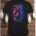 Lenny Kravitz Blue Electric Light Tour signature shirt Cotton Shirt