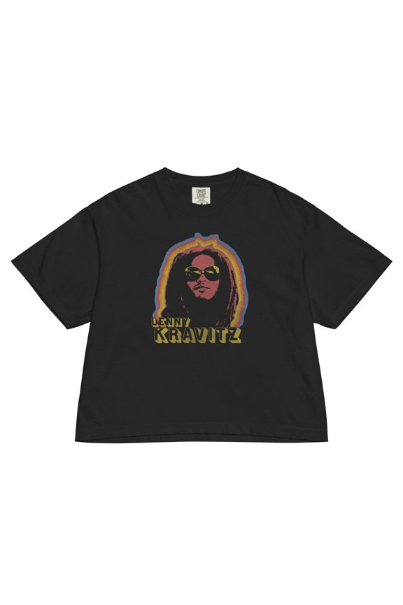 Lenny Kravitz Fly Away Mineral Wash Womens Crop Top