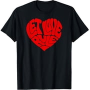 Lenny Kravitz   Red Heart Let Love Rule T-Shirt